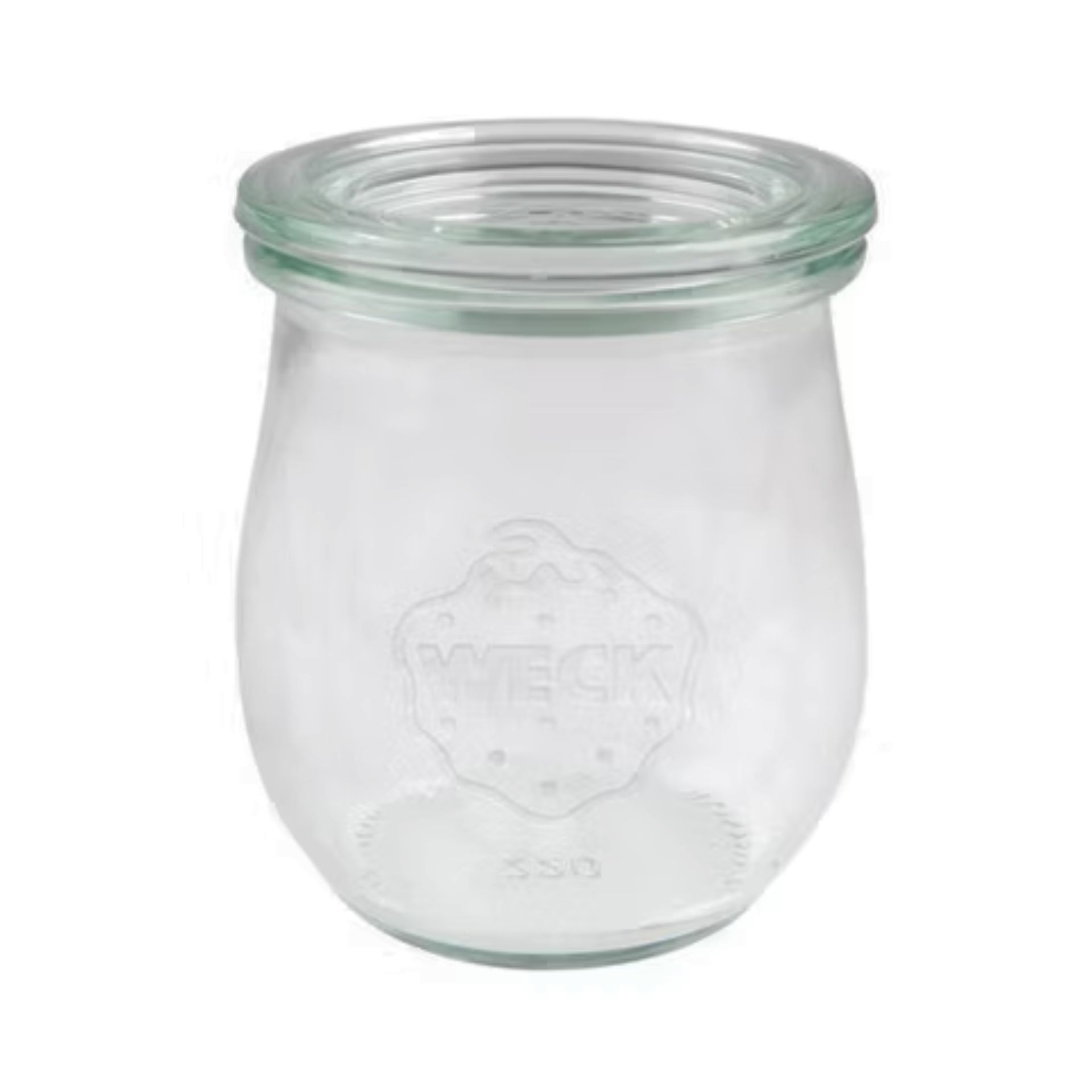 WECK Tulpenglas 220 ml Rundrandglas mit Deckel